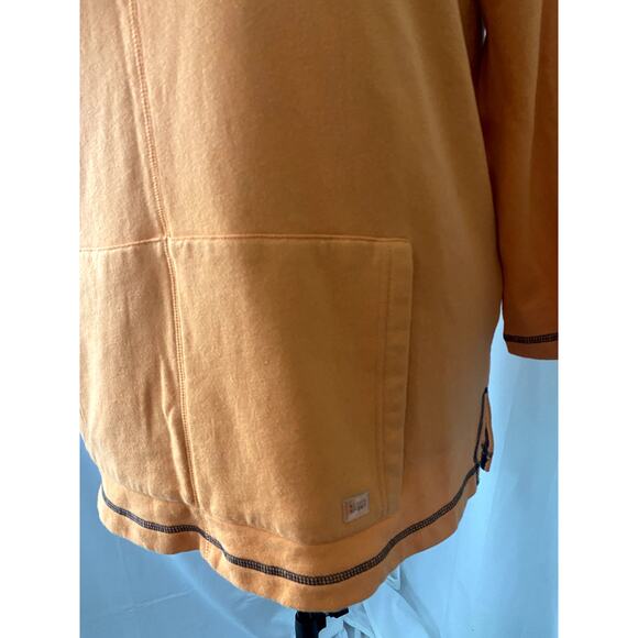 Avenue Pullover Top With Kangaroo Pockets Orange Size 18/20 - Picture 5 of 7